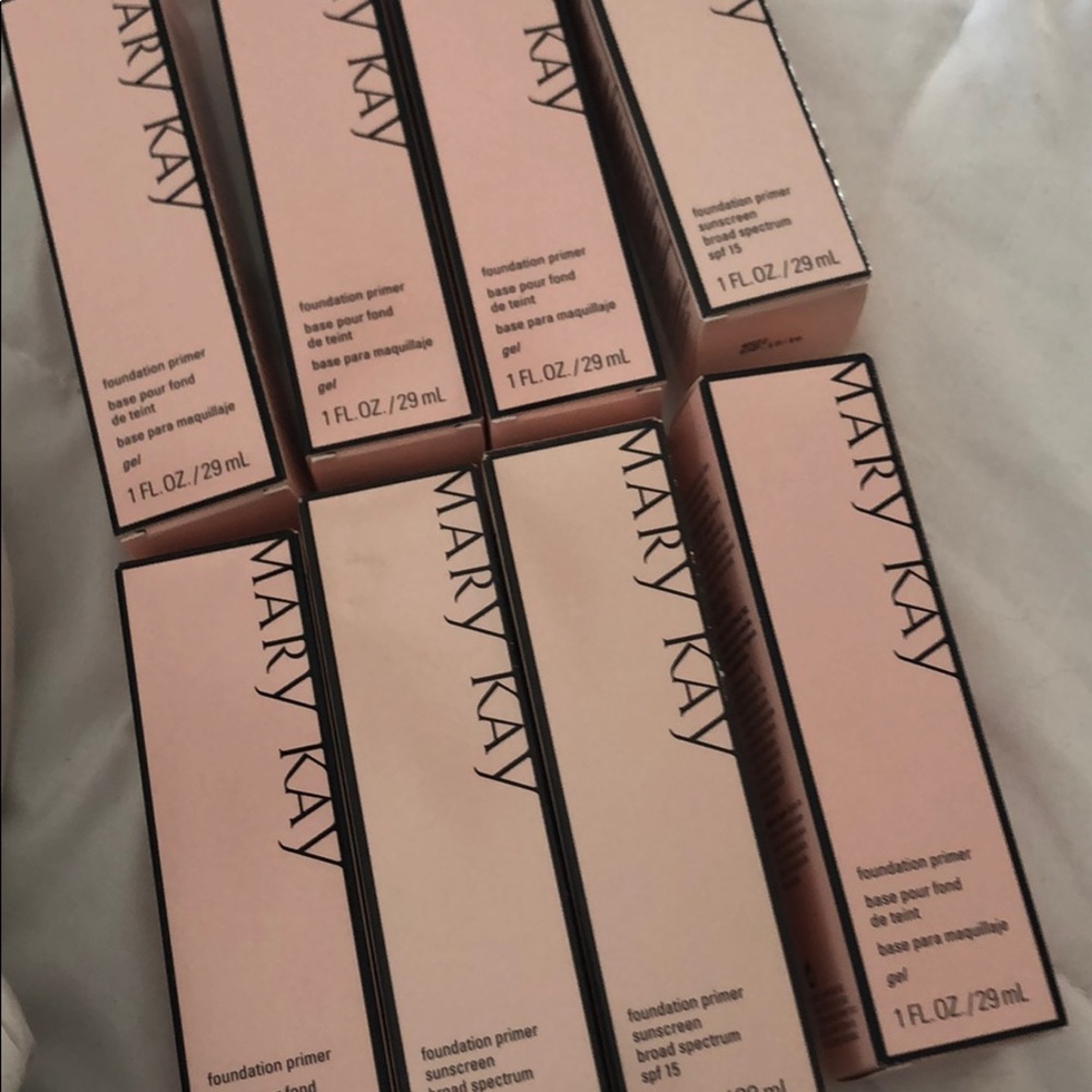 SOLD- Mary Kay foundation primer NIB and 8 found